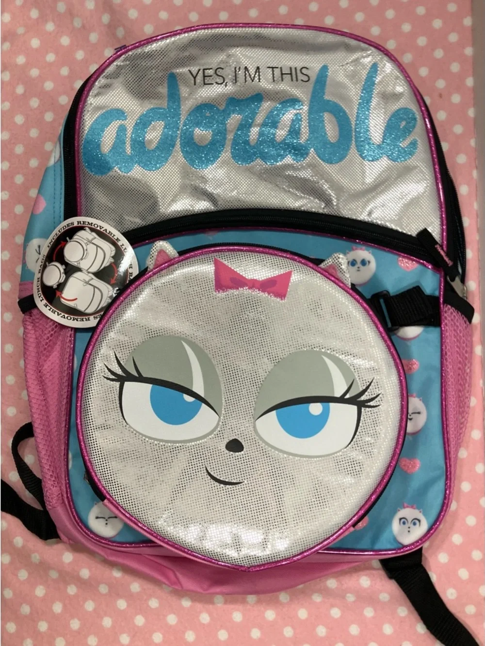 THE SECRET LIFE OF PETS 2 backpack, and lunch bag